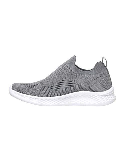 CUSHIONAIRE Women's Dorsy Stretch Knit Slip on Sneaker +Memory Foam & LiteSole Technology