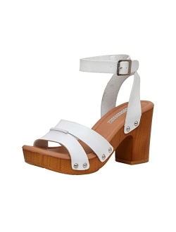 Women's Sandra Faux Wood Sandal  LiteSole Technology, Wide Widths Available