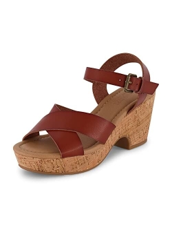 Women's Rosie Cork Wedge Sandal  Memory Foam