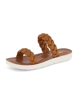 Women's Isla braided slide sandal  Memory Foam