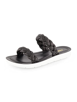 Women's Isla braided slide sandal  Memory Foam