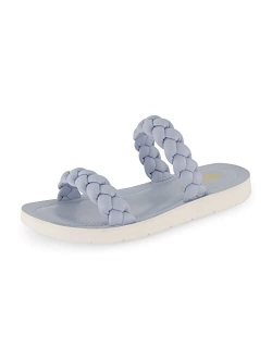 Women's Isla braided slide sandal  Memory Foam