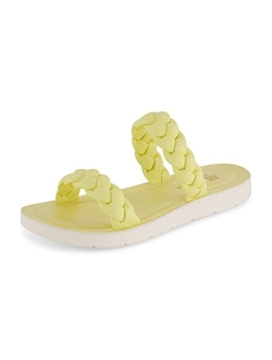 Women's Isla braided slide sandal  Memory Foam