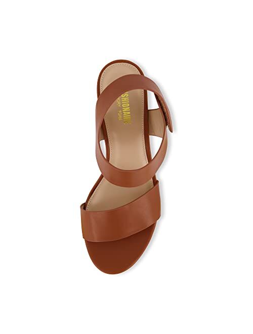 CUSHIONAIRE Women's Talent cut out heel sandal +Memory Foam and Wide Widths Available