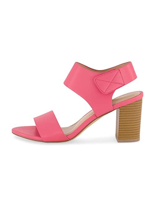 CUSHIONAIRE Women's Talent cut out heel sandal +Memory Foam and Wide Widths Available