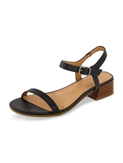 Women's Fontana one band block heel sandal  Memory Foam, Wide Widths Available