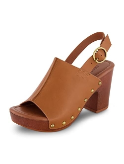 Women's Sisi Faux Wood Sandal  Comfort Foam & LiteSole Technology, Wide Widths Available