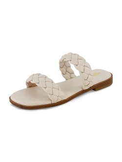 Women's Vicki braided slide sandal  Memory Foam, Wide Widths Available