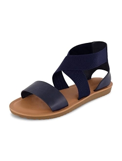 Women's Chancy stretch gore sandal  Memory Foam and Wide Widths Available