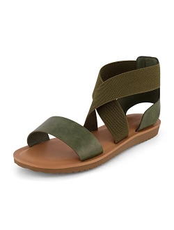 Women's Chancy stretch gore sandal  Memory Foam and Wide Widths Available