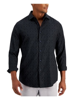 Men's Regular-Fit Medallion-Print Shirt, Created for Macy's