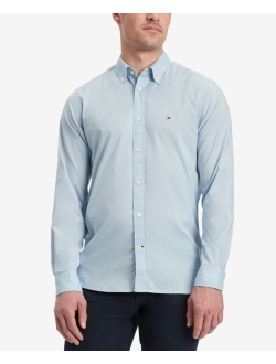 Men's Stretch Regular Fit Poplin Long Sleeve Shirt