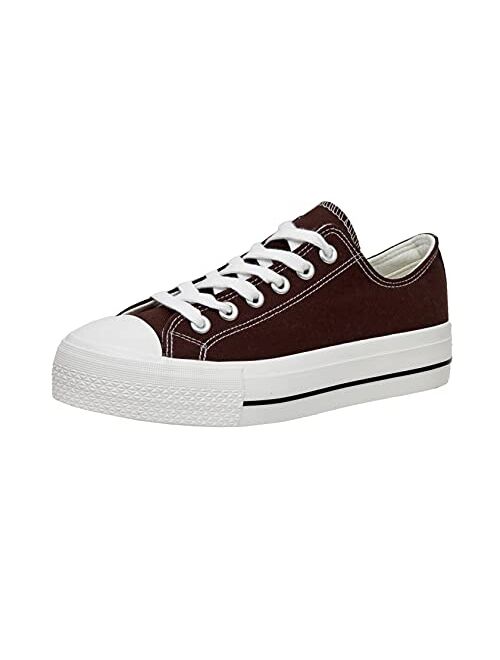 CUSHIONAIRE Women's Vince Low top Canvas Sneaker +Memory Foam