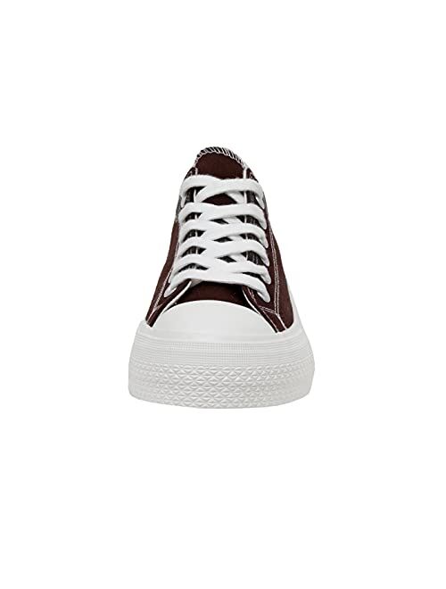 CUSHIONAIRE Women's Vince Low top Canvas Sneaker +Memory Foam