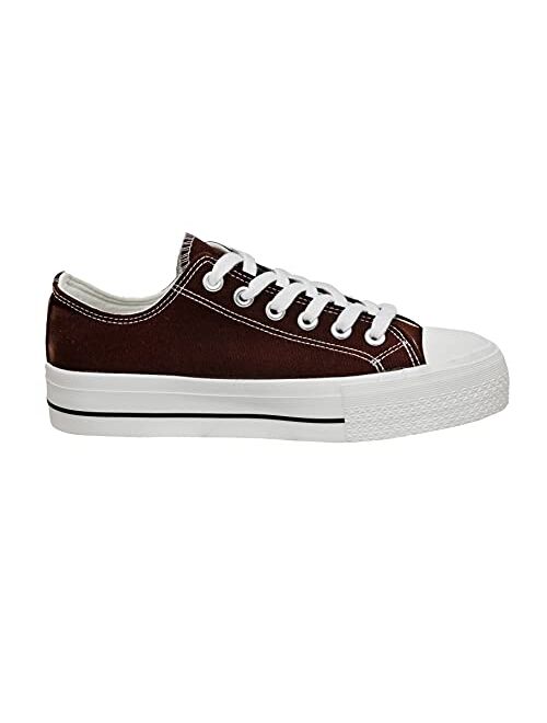 CUSHIONAIRE Women's Vince Low top Canvas Sneaker +Memory Foam