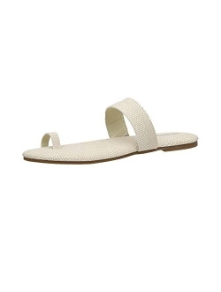 Women's Carson toe ring slide Sandal with Memory Foam