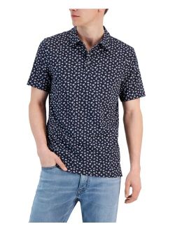 Men's Modern-Fit Field Print Polo Shirt
