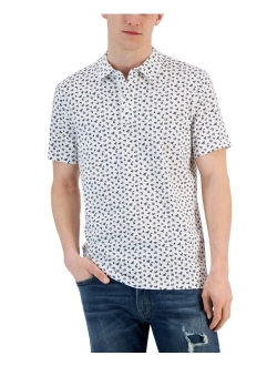 Men's Modern-Fit Field Print Polo Shirt