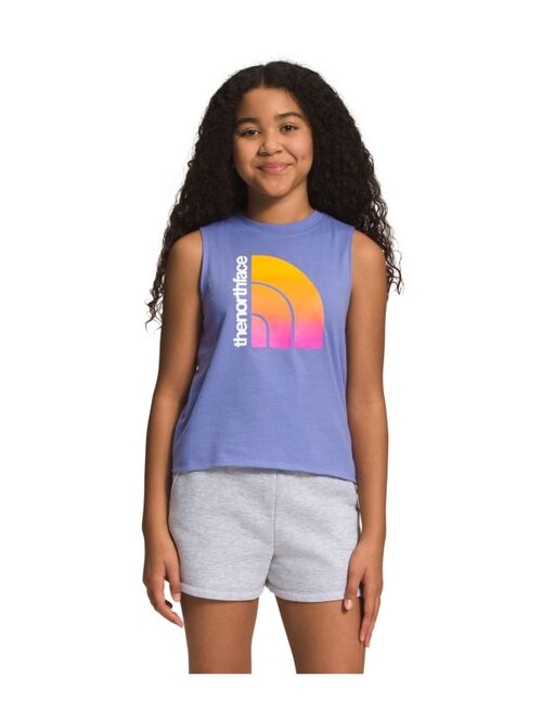 THE NORTH FACE Big Girls Tie-Back Graphic Tank