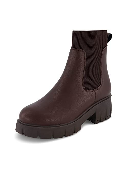 CUSHIONAIRE Women's Sparks slip on chelsea boot +Memory Foam, Wide Widths Available