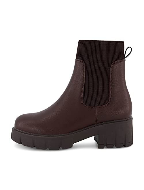 CUSHIONAIRE Women's Sparks slip on chelsea boot +Memory Foam, Wide Widths Available