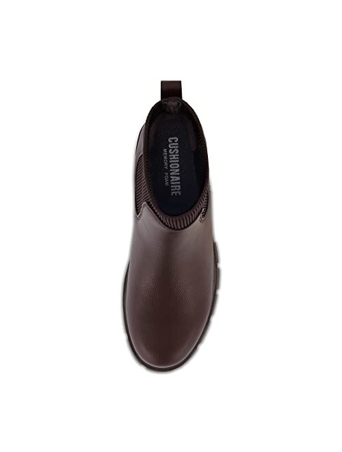 CUSHIONAIRE Women's Sparks slip on chelsea boot +Memory Foam, Wide Widths Available