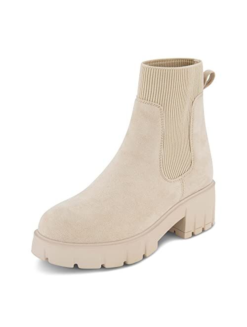 CUSHIONAIRE Women's Sparks slip on chelsea boot +Memory Foam, Wide Widths Available