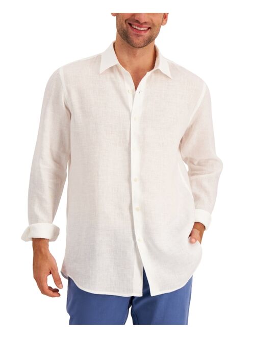 Club Room Men's 100% Linen Shirt, Created for Macy's