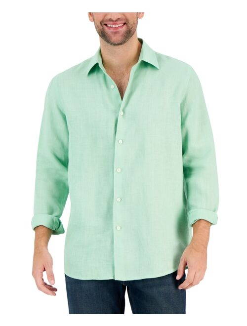 Club Room Men's 100% Linen Shirt, Created for Macy's