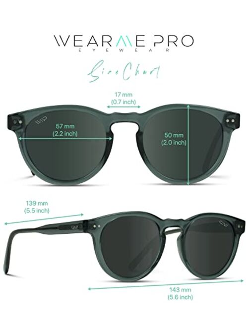 WearMe Pro - Classic Round Retro Polarized Sunglasses