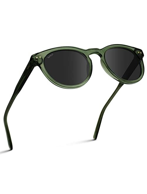 WearMe Pro - Classic Round Retro Polarized Sunglasses