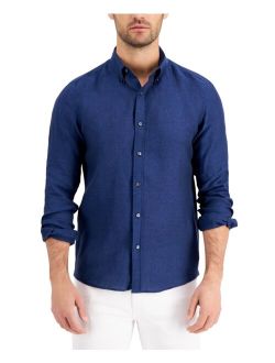 Men's Long Sleeve Linen Shirt