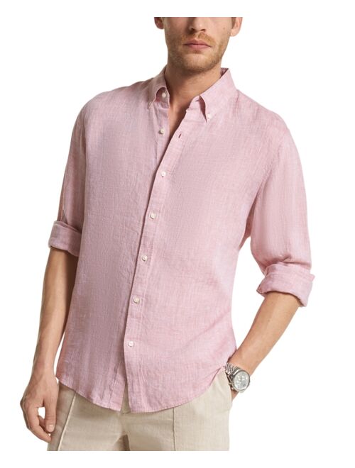 Michael Kors Men's Long Sleeve Linen Shirt