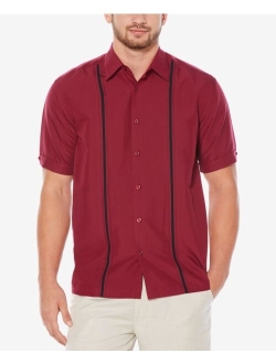 Men's Contrast Stitch Short-Sleeve Shirt