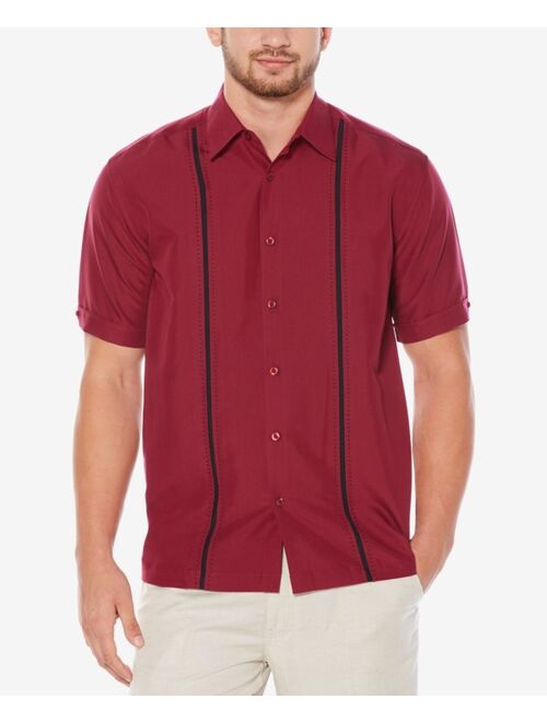 Cubavera Men's Contrast Stitch Short-Sleeve Shirt