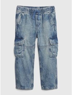Toddler Original Fit Cargo Jeans with Washwell