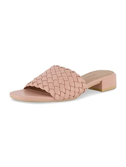 Women's Nerida woven low block heel sandal  Memory Foam