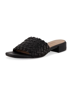 Women's Nerida woven low block heel sandal  Memory Foam