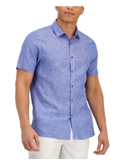 Men's Regular-Fit Linen Shirt, Created for Macy's