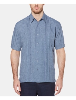 Men's Geo Print Embroidered Shirt