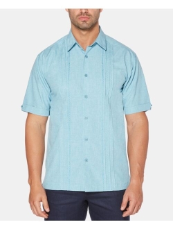 Men's Geo Print Embroidered Shirt