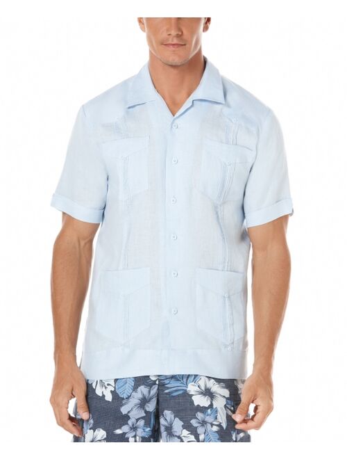 Cubavera Short-Sleeve 4-Pocket 100% Linen Guayabera Shirt