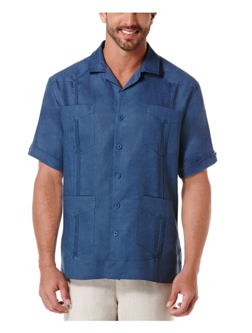 Cubavera Short-Sleeve 4-Pocket 100% Linen Guayabera Shirt