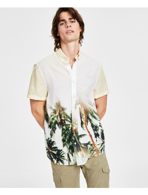 GUESS Men's Eco Collins Printed Button-Down Shirt