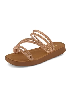 Women's Athena rhinestone sandal  Memory Foam