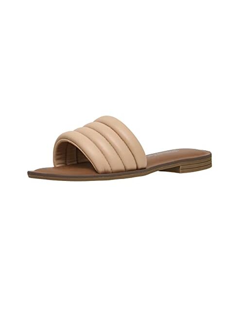 CUSHIONAIRE Women's Helen slide sandal +Memory Foam