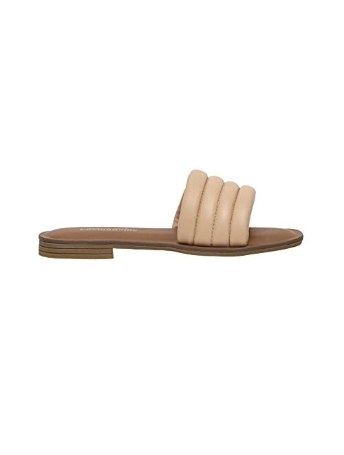 CUSHIONAIRE Women's Helen slide sandal +Memory Foam