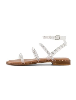 Women's Triana Studded Ankle strap sandal with Memory Foam