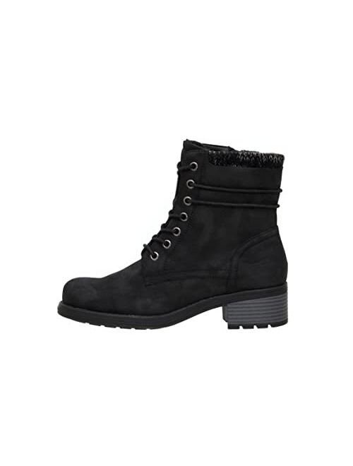 CUSHIONAIRE Women's Rena Lace up boot +Memory Foam