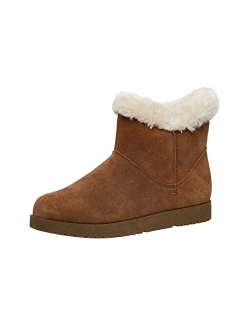 Women's Hethrow Genuine Suede pull on boot  Memory Foam & Wide Widths Available